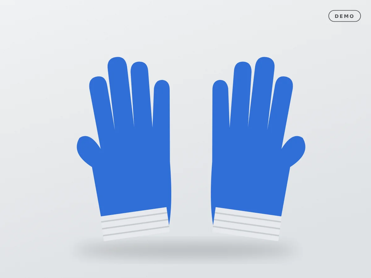 Nitrile-Coated Work Gloves, L