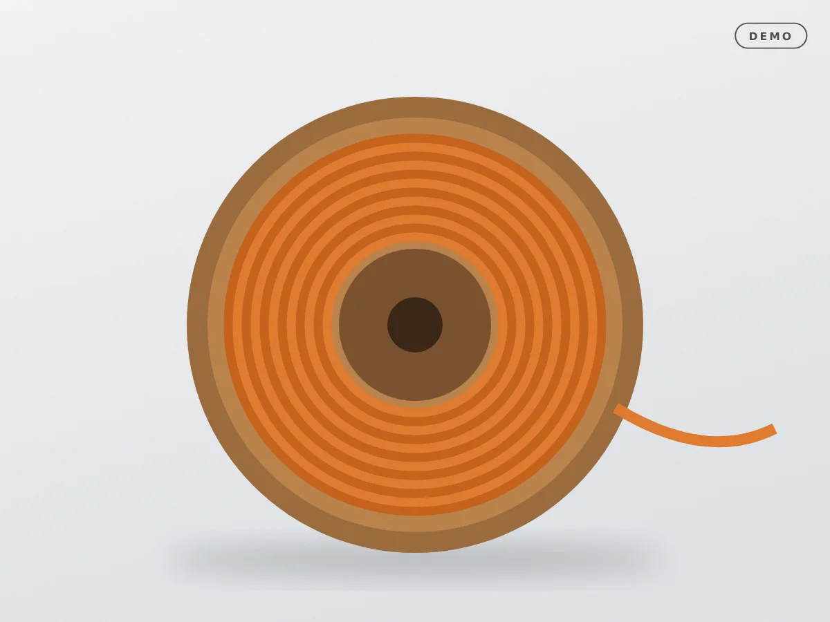 Copper Cable 2.5 mm², 100 m reel